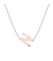 Letter N Silver Necklace SPE-5528